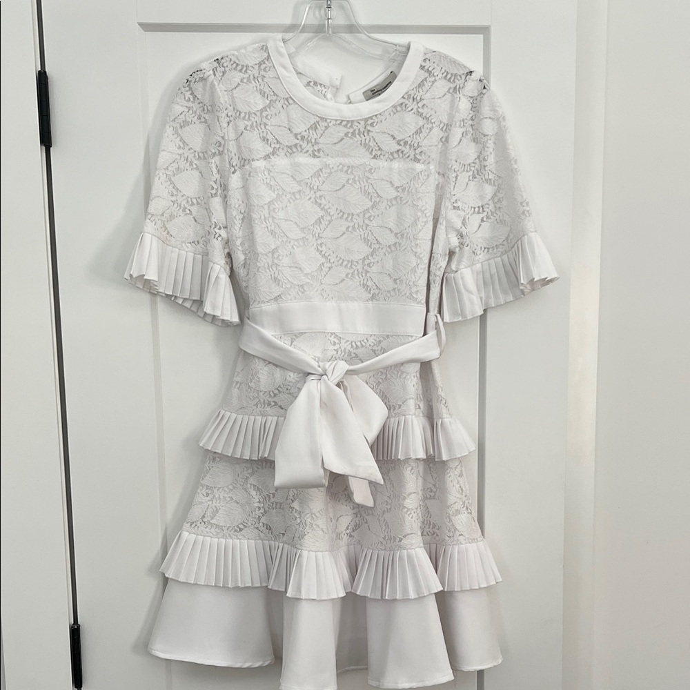 The Clothing Company Elegant White Lace Dress